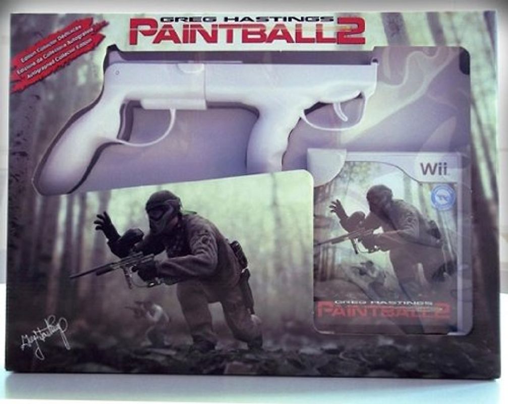 GREG HASTINGS PAINTBALL + GUN WII Nintendo Wii