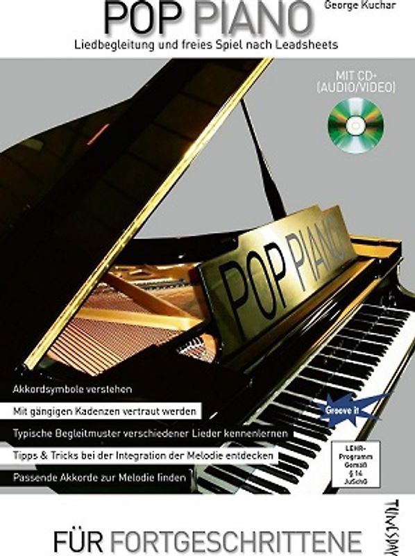 Pop Piano - Liedbegleitung und freies Spiel nach Leadsheets - mit CD+ (Audio/Video)
