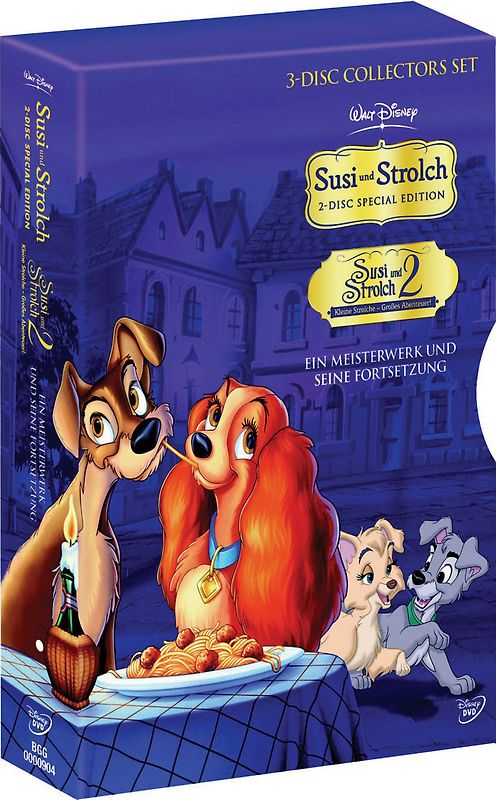 Susi und Strolch 1+2 Box DVD