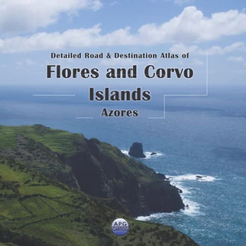 Detailed Road & Destination Atlas of Flores and Corvo Islands, Azores