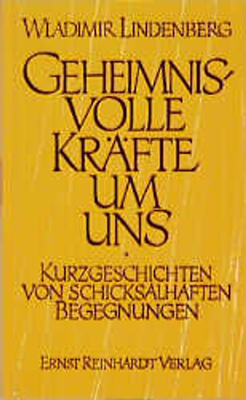 Geheimnisvolle Kräfte um uns. Kurzgeschichten von schicksalhaften Begegnungen