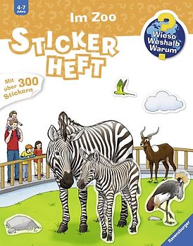Wieso? Weshalb? Warum? Stickerheft - Im Zoo