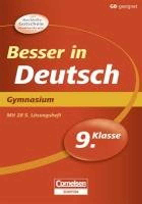 Besser in Deutsch - Gymnasium 9. Klasse