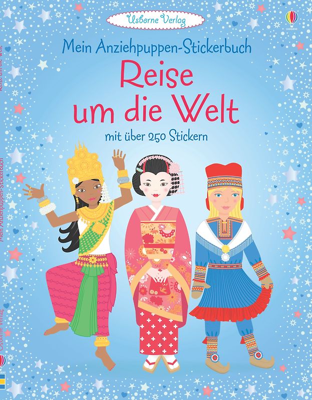 Mein Anziehpuppen-Stickerbuch: Reise um die Welt