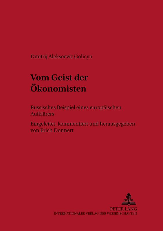 Vom Geist der Ökonomisten