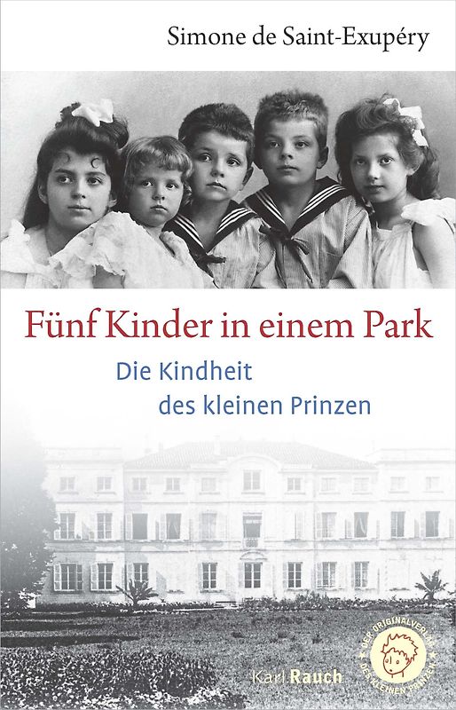 Fünf Kinder in einem Park