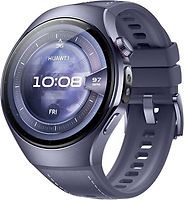 Huawei Watch 5 46 mm Titangehäuse grau/violett am Kompositarmband grau/violett [Wi-Fi + 4G]