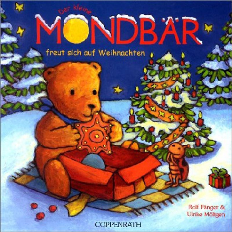 Der kleine Mondbär freut sich auf Weihnachten