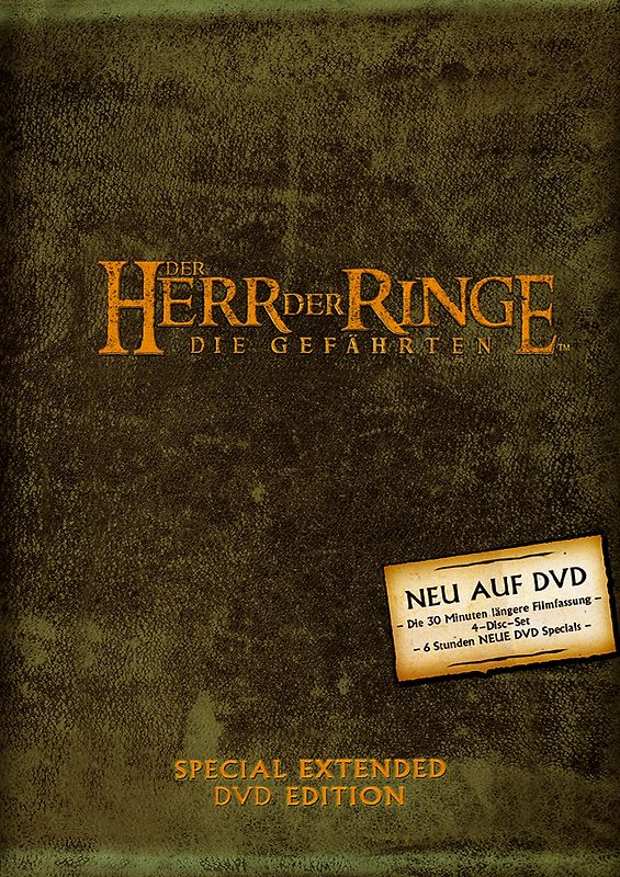 Der Herr der Ringe: Die Gefährten [Special Extended Edition] DVD