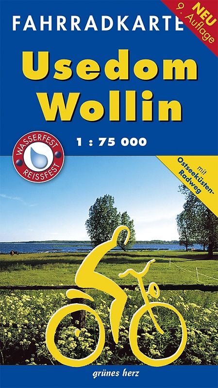 Fahrradkarte Usedom, Wollin