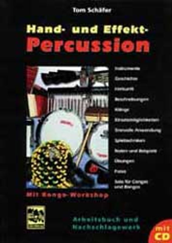 Hand- und Effektpercussion. Lehr- und Spielbuch mit CD