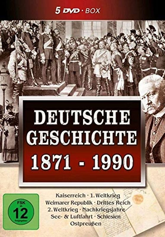 Deutsche Geschichte 1871-1990 [5 DVDs] DVD