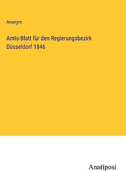 Amts-Blatt für den Regierungsbezirk Düsseldorf 1846