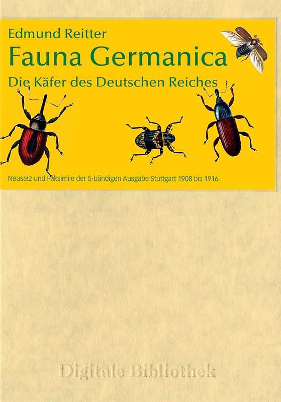 Digitale Bibliothek 134: Edmund Reitter - Fauna Germanica MacOS
