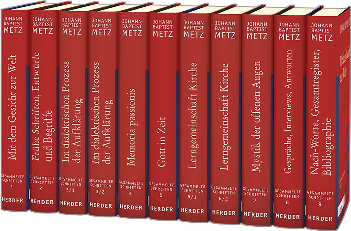 Johann Baptist Metz Gesammelte Schriften