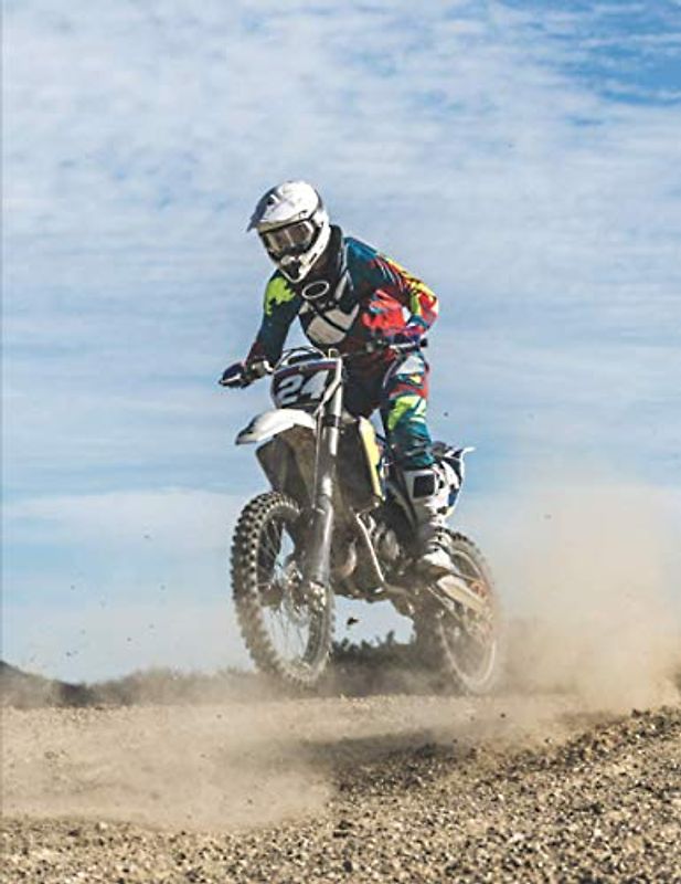 Motocross Trainingsbuch: Planen, üben und umsetzen mit diesem Traingstagebuch I über 100 Seiten für deine Trainingstage I A4+ Format I Motiv: Motocrossstrecke
