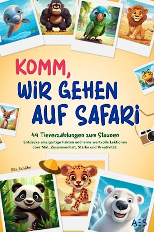 Komm, wir gehen auf Safari: 44 Tiererzählungen zum Staunen - Entdecke einzigartige Fakten und lerne wertvolle Lektionen über Mut, Zusammenhalt, Stärke und Kreativität!
