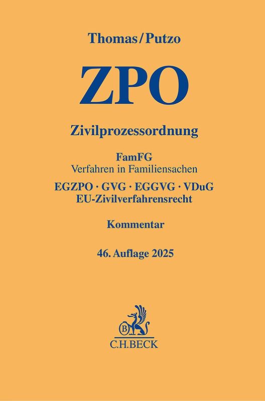 Zivilprozessordnung. ZPO