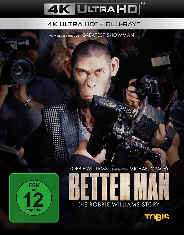 Better Man - Die Robbie Williams Story UHD BD Blu-ray Disc