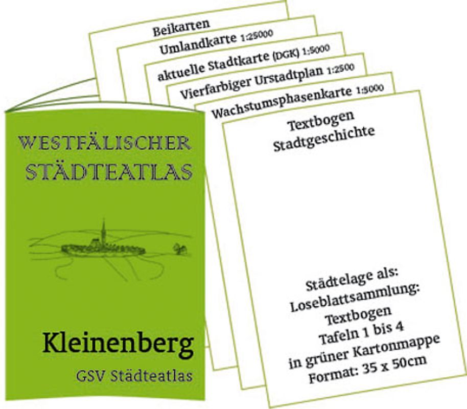 Stadtmappe Kleinenberg - Westfälischer Städteatlas
