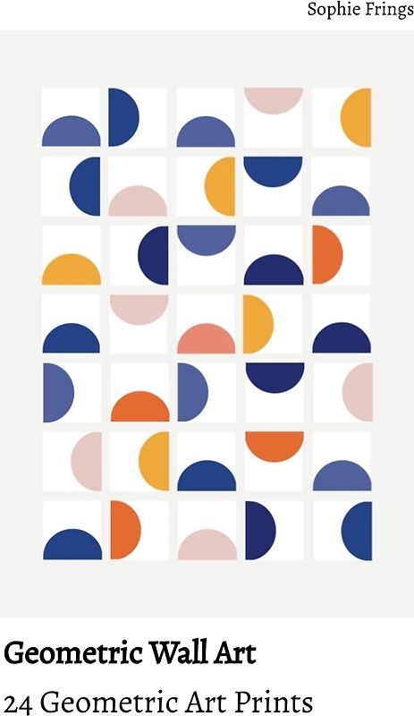 Geometric Wall Art - 24 Geometric Art Prints | Cut it, frame it & enjoy!