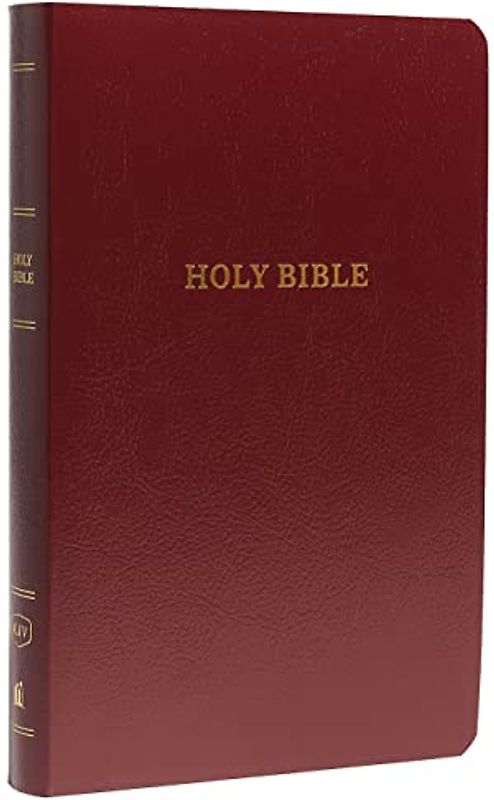 KJV, Gift and Award Bible, Leather-Look, Burgundy, Red Letter, Comfort Print: Holy Bible, King James Version