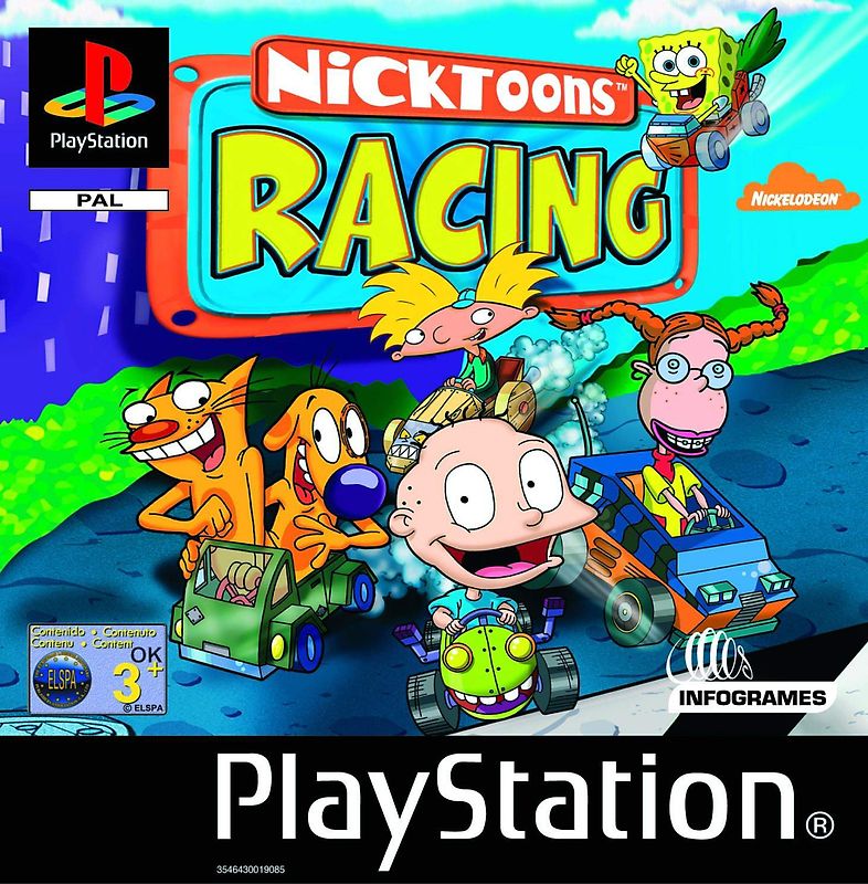 Nicktoons Racing PlayStation 1