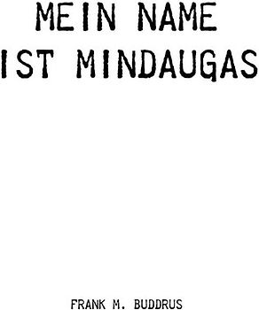 Mein Name ist Mindaugas