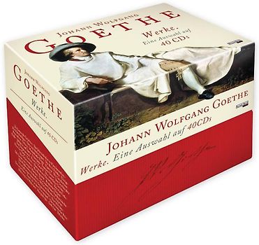 Johann Wolfgang von Goethe - Werke. Eine Auswahl auf 40 CDs