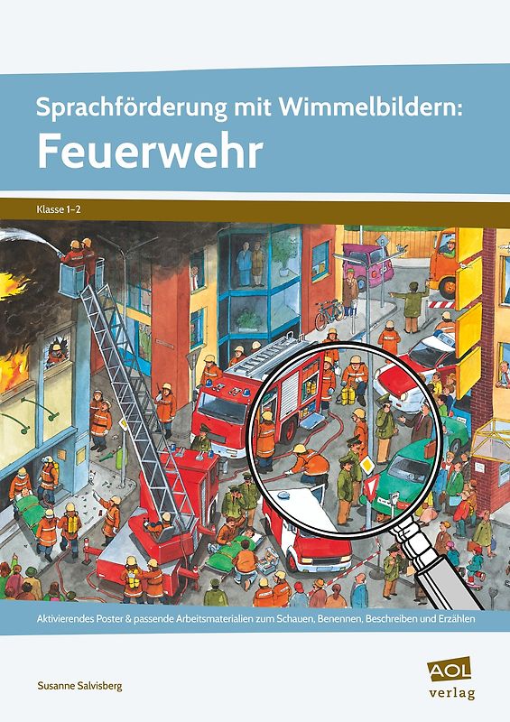 Sprachförderung mit Wimmelbildern: Feuerwehr
