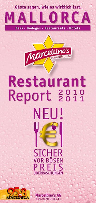 Marcellino's Restaurant Report Mallorca 2010/2011