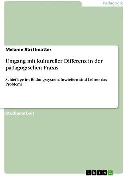 Umgang mit kultureller Differenz in der pädagogischen Praxis