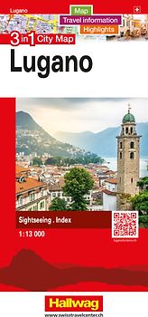 Hallwag Stadtplan Lugano