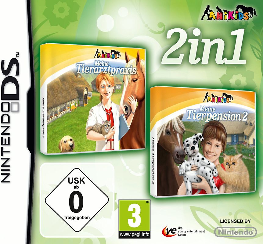 2 in 1: Meine Tierarztpraxis + Meine Tierpension 2 Nintendo DS