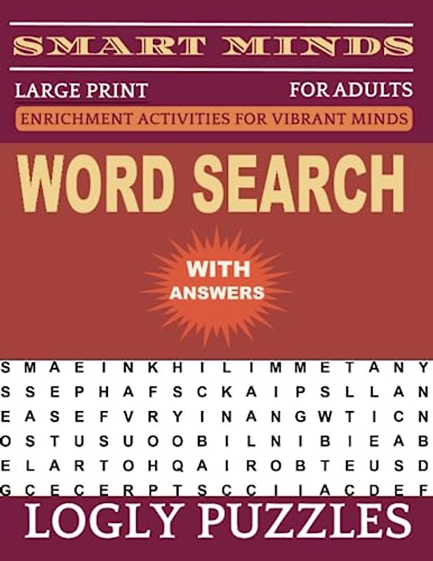 Word Search Book Large Print for Adults: 2400+ words New Fun and Relaxing Puzzles Book for Adults & Seniors with Answers Key