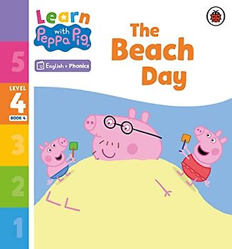 Learn with Peppa Phonics Level 4 Book 4 – The Beach Day (Phonics Reader)