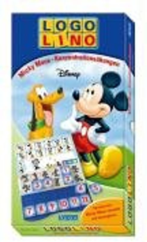 Disney Micky Maus. Logolino. Konzentrationsübungen. Spielset mit Lernheft und Lösungsbox