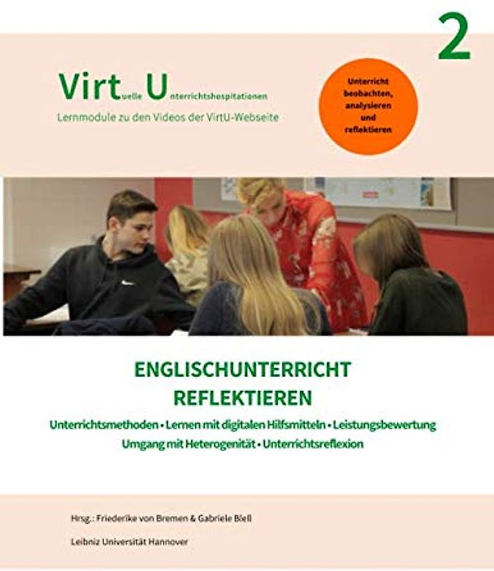 Englischunterricht reflektieren, Band 2: Videobasierte Lernmodule für die Lehramtsausbildung