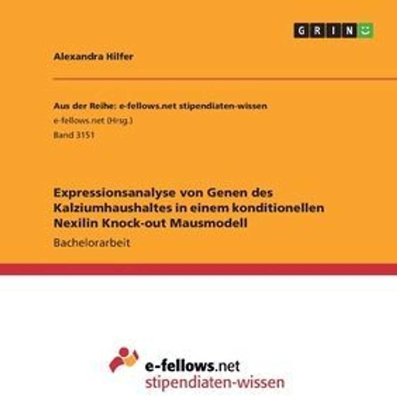 Expressionsanalyse von Genen des Kalziumhaushaltes in einem konditionellen Nexilin Knock-out Mausmodell