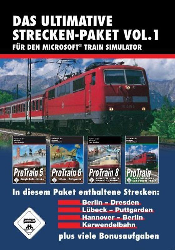 Train Simulator: Das Ultimative Strecken-Packet Vol. 1 [Addon] PC Spiele