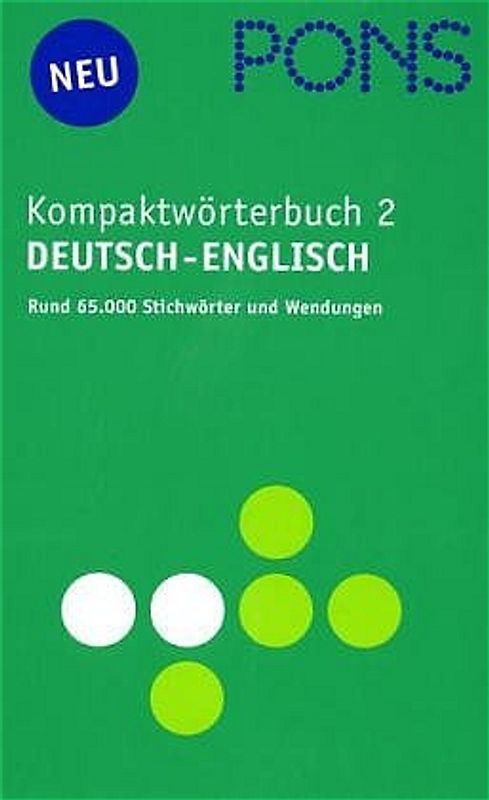 PONS Kompaktwörterbuch Englisch - Ausgabe 2005/06