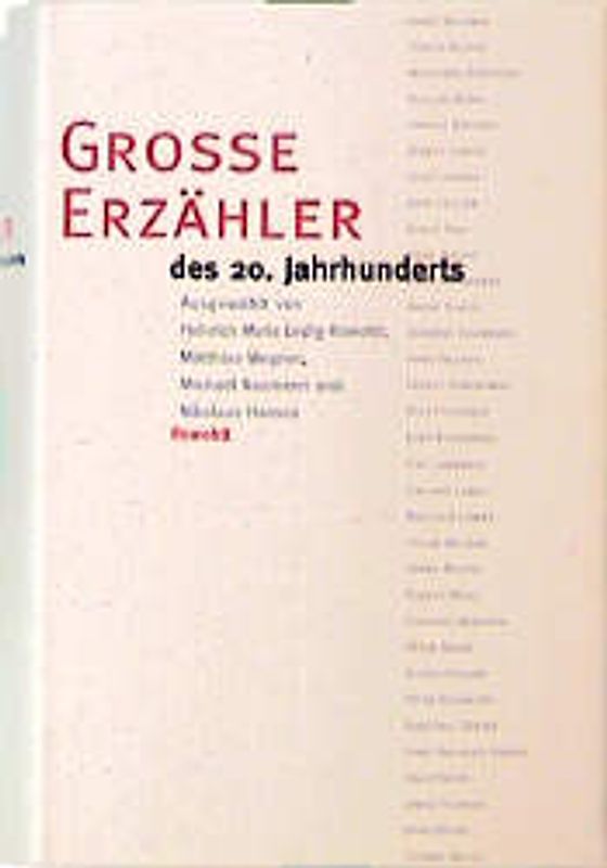 Große Erzähler des 20. Jahrhunderts