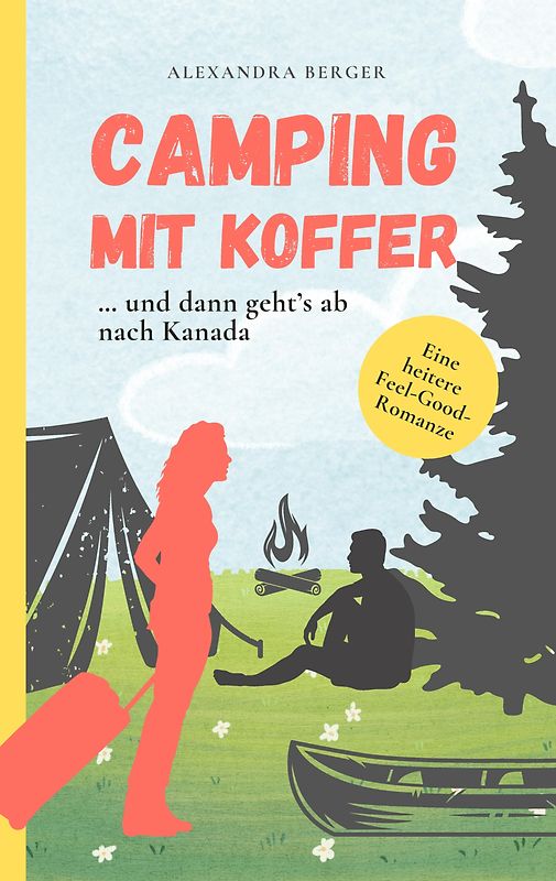 Camping mit Koffer
