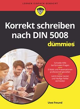 Korrekt schreiben nach DIN 5008 für Dummies