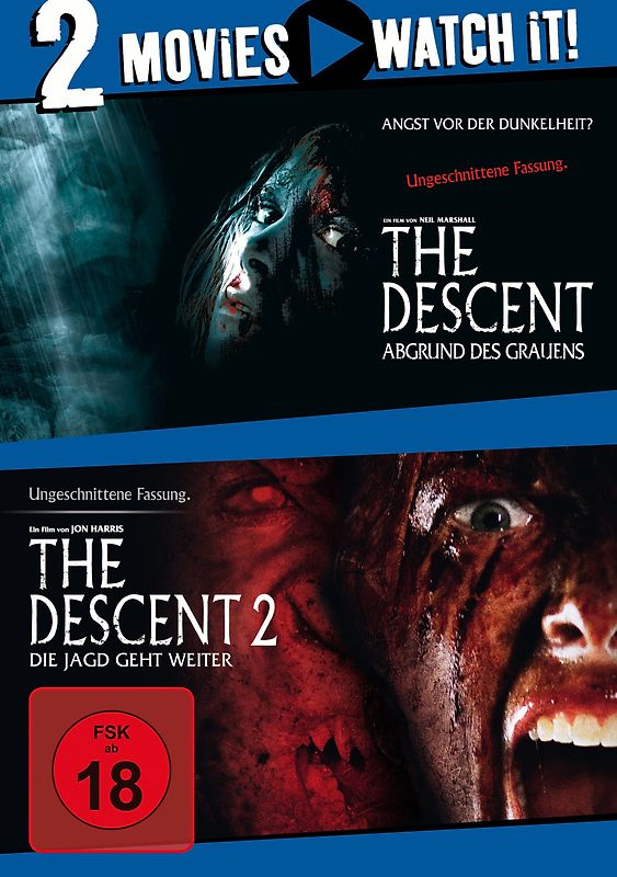 The Descent - Abgrund des Grauens / The Descent 2 - Die Jagd geht weiter [2 DVDs] DVD