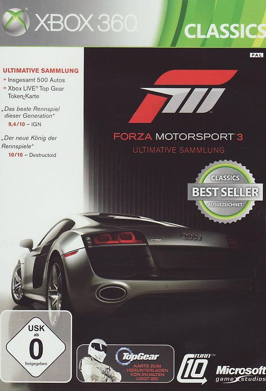 Forza Motorsport 3 [Classics, Ultimative Collection] Xbox 360