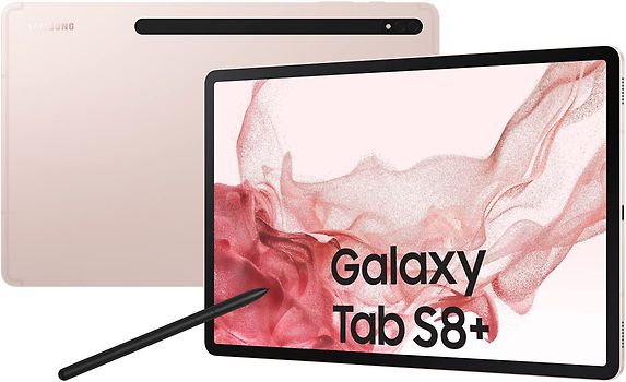 Samsung Galaxy Tab S8 Plus 12,4" 256GB [WiFi + 5G] rosa