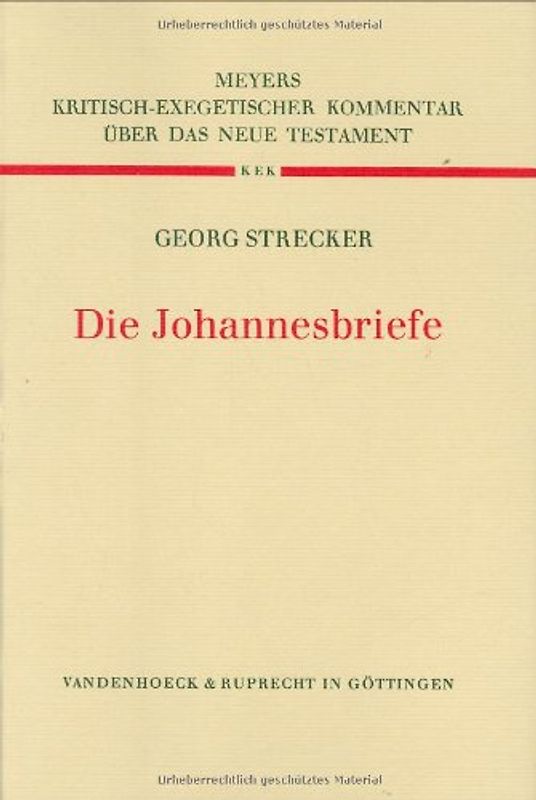 Die Johannesbriefe