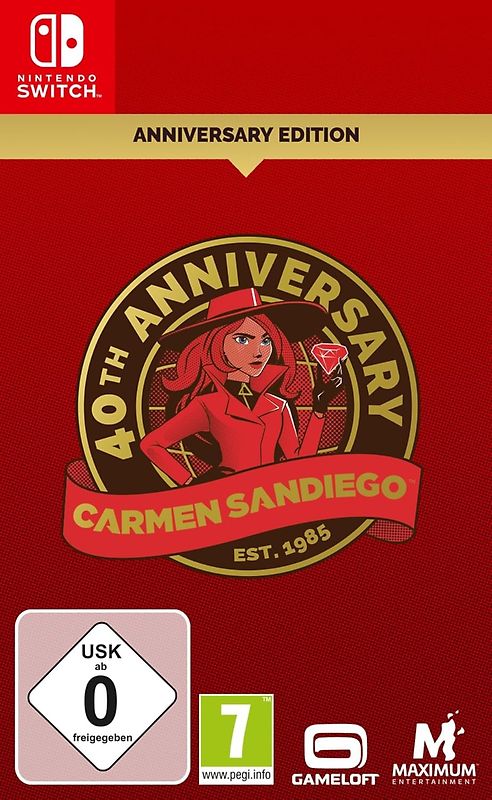 Carmen Sandiego: 40th Anniversary Edition Nintendo Switch
