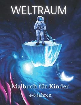 Weltraum - Malbuch für Kinder 4-8 jahren 👽🪐🚀: Astronauten-Raumschiffe und Weltraum-Malbücher für Kinder mit Planeten, Raketen, Raumschiffen ... Buch zum Sonnensystem 👽🪐 Weltraum-Malvorla